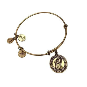Alex and Ani – Saint Christroper Pendant – Cuff  bracelet